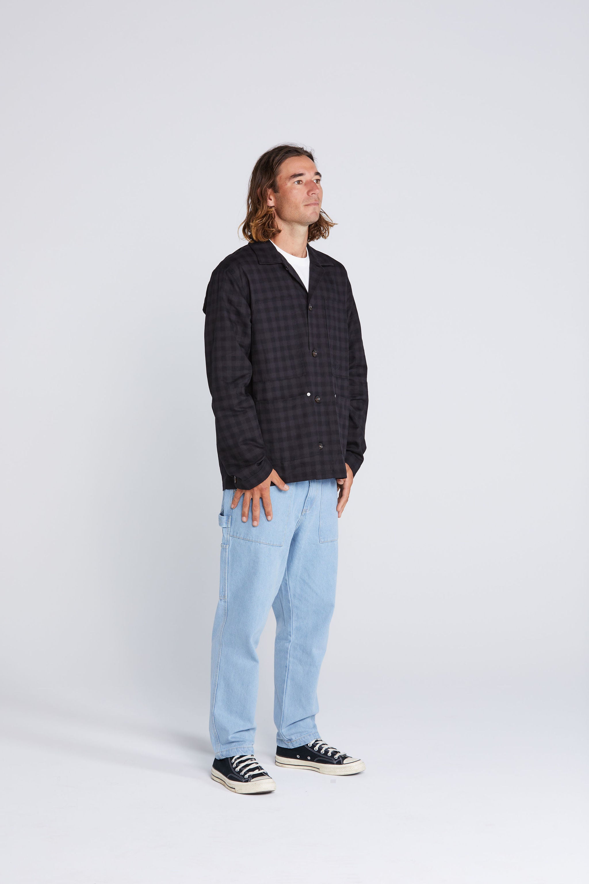 Lomax Shirt - Black Check