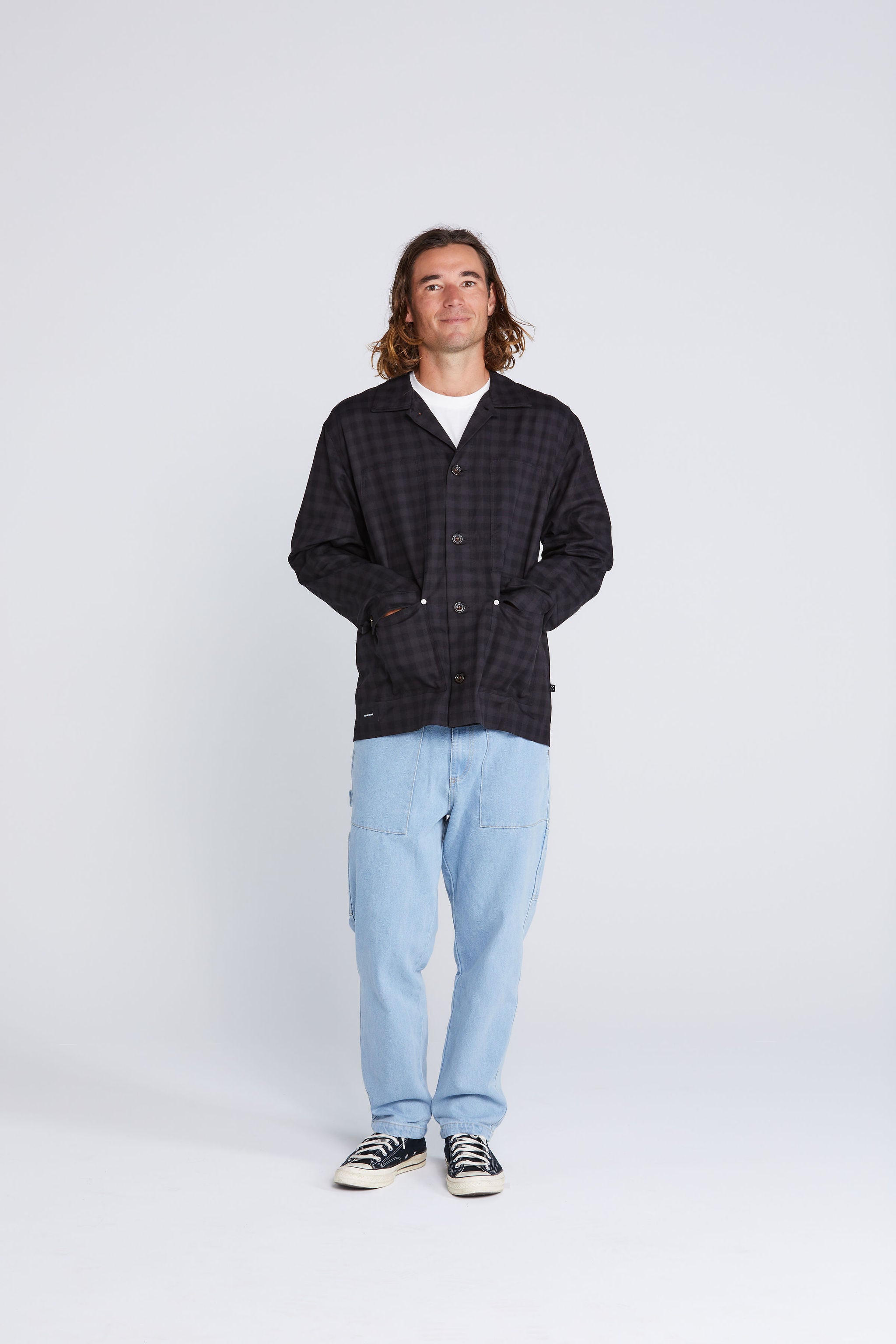 Lomax Shirt - Black Check