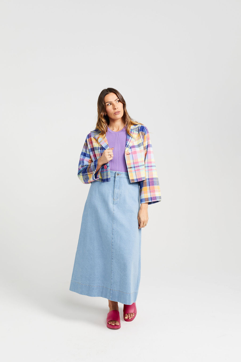 Clemmie Coat - Rainbow