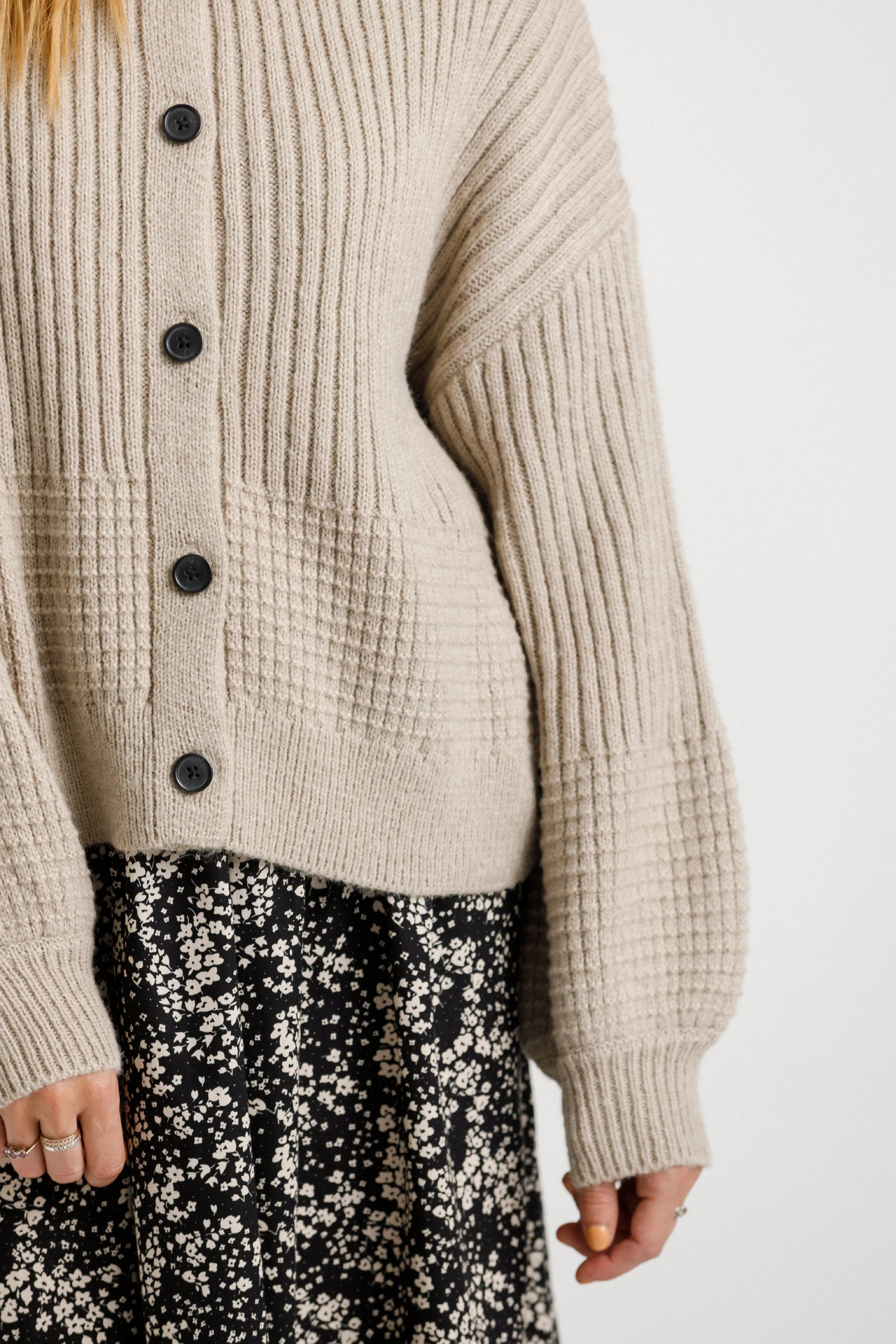 Sizzle Cleo Cardigan - Sale - Oatmeal