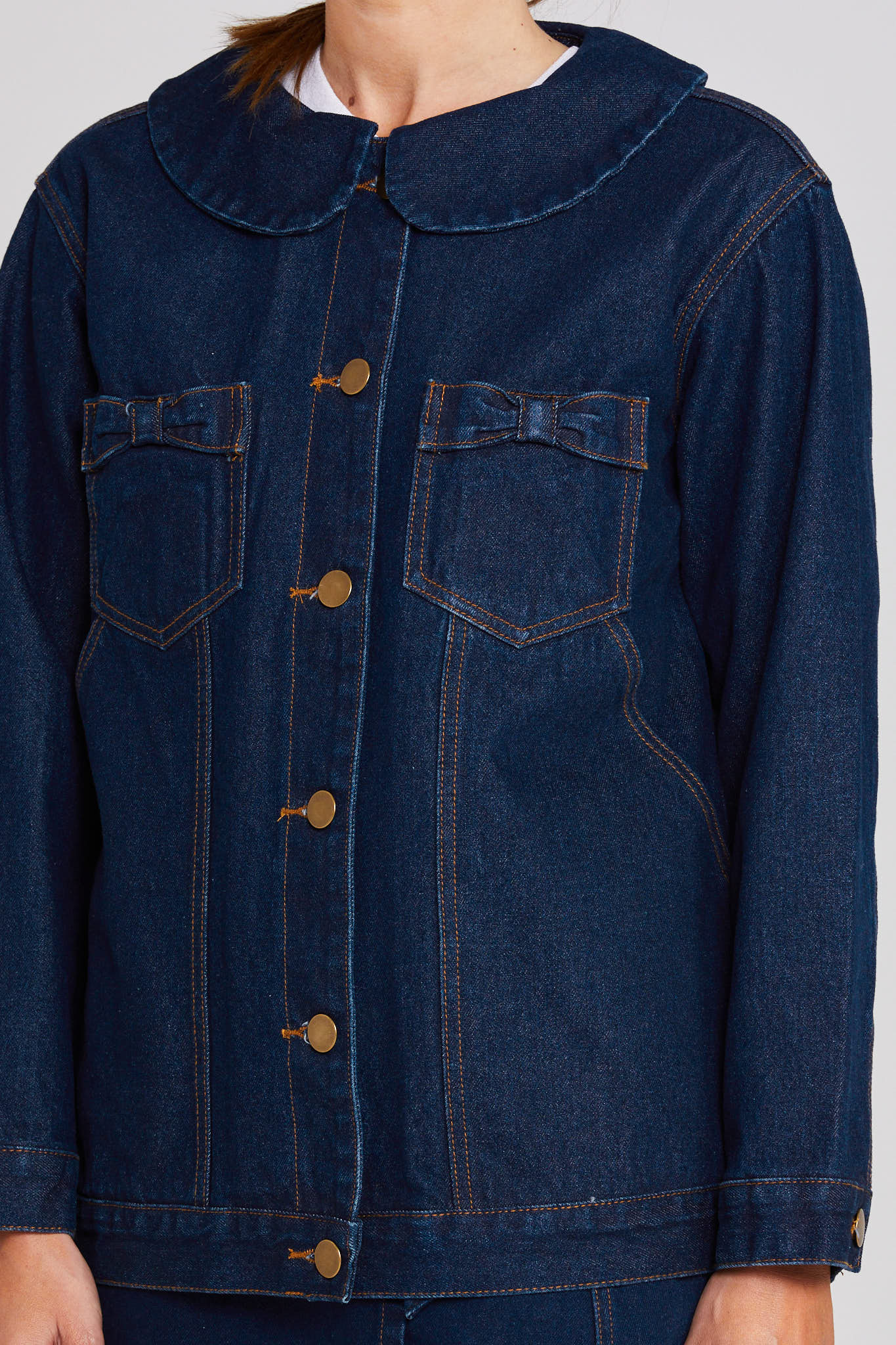 Coming Soon - Bowtique Shacket - Indigo Denim