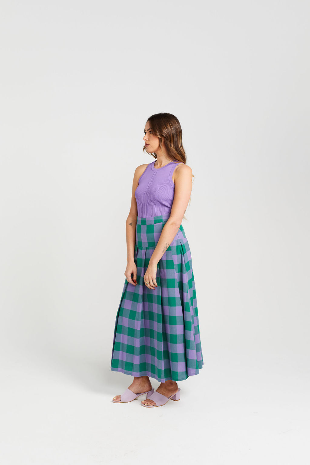 Cheerfully Skirt - Grape Malachite