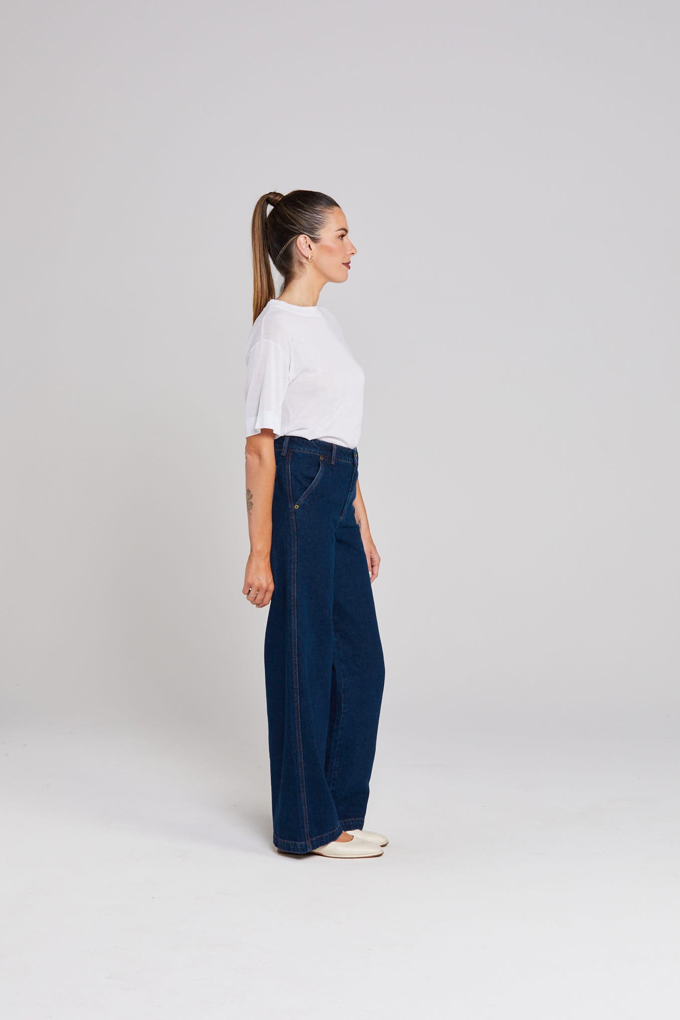 Unwind Jean - Indigo Denim