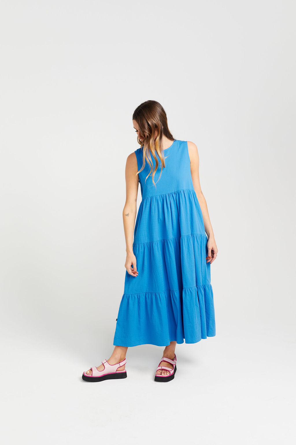 Twirling Dress - Marine