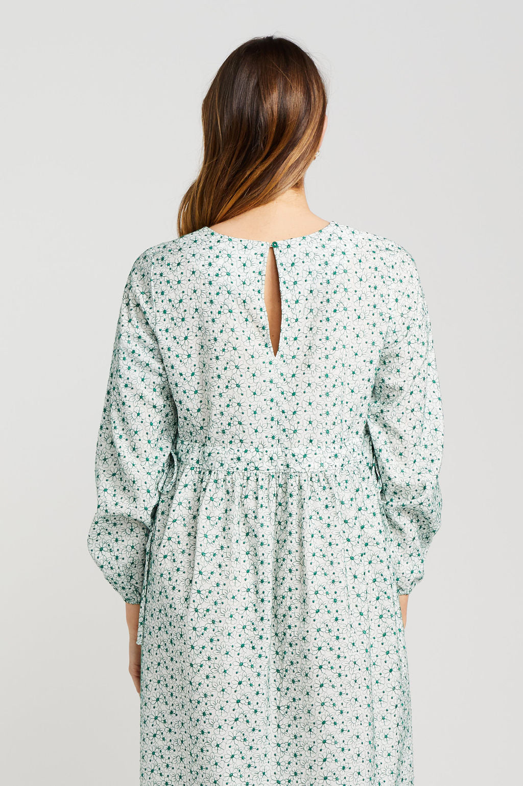 Nellie Dress - Malachite Bloom