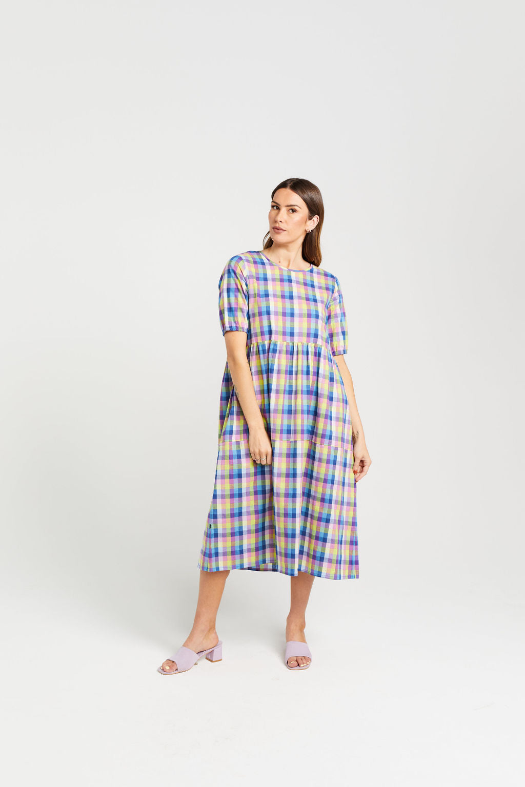 Tie Up Leah Dress - Summer Picnic