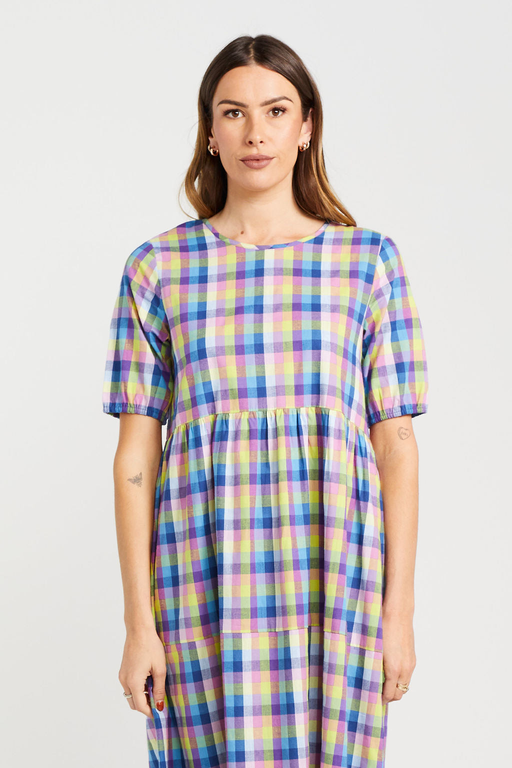 Tie Up Leah Dress - Summer Picnic