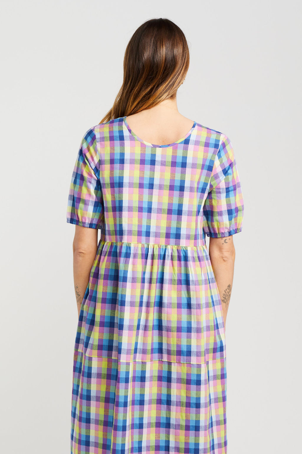 Tie Up Leah Dress - Summer Picnic