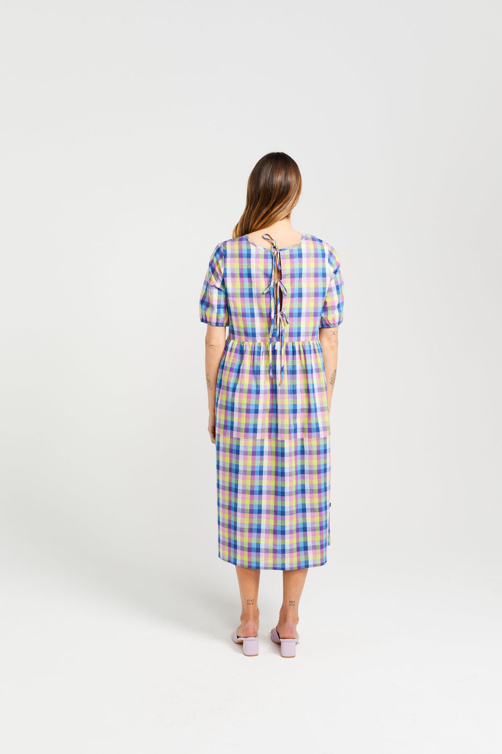 Tie Up Leah Dress - Summer Picnic