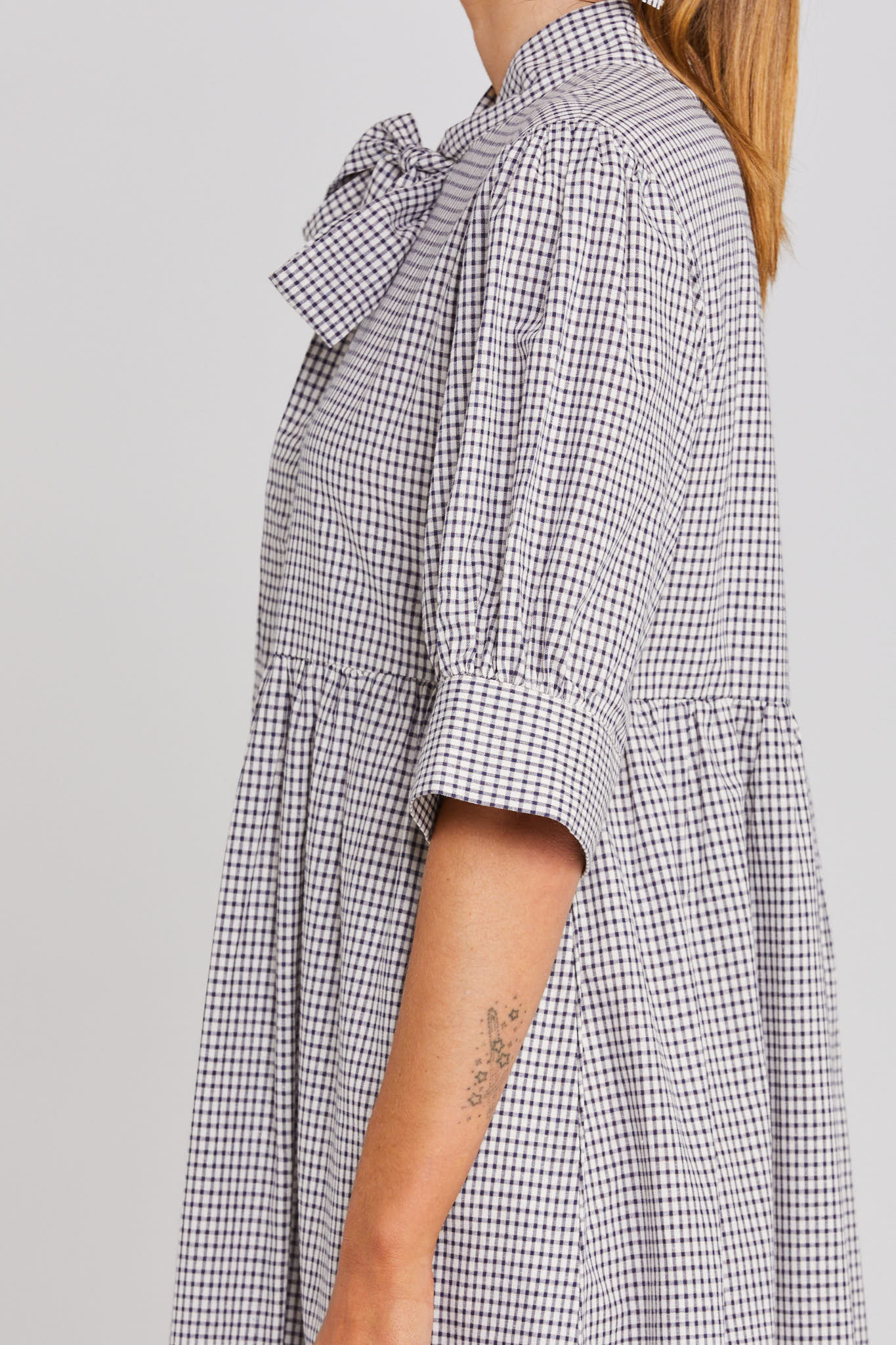 Nightfall Dress - Midnight Checkers