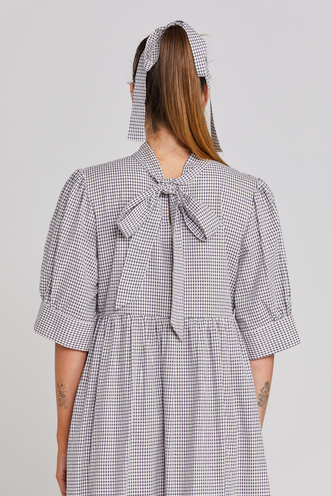 Nightfall Dress - Midnight Checkers